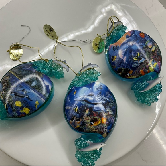 Vintage Bradford Editions Above & Below 9 Ornaments by Christian Riese Lassen - Picture 6 of 10